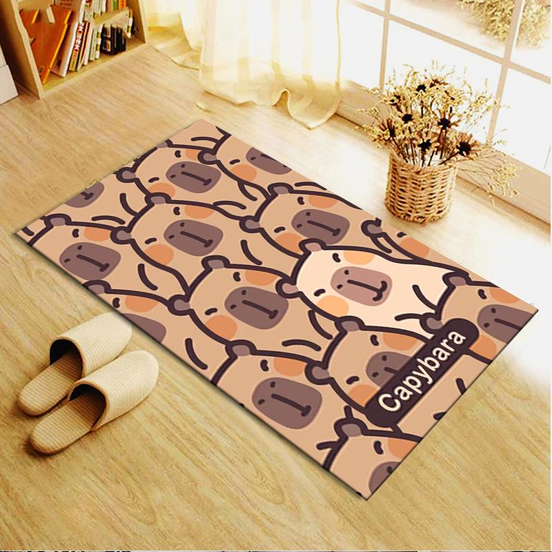 2025 New Capybara Cute Carpet Rug for Living Room Bedroom Home Sofa Decoration,Kids play Non-slip Floor Mat15