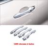 RHD LHD For Mitsubishi Xpander 2018 19 20 21  25 2026 ABS carbonfiber Car Side Door Handle bowl Catch Cover Protection Trim