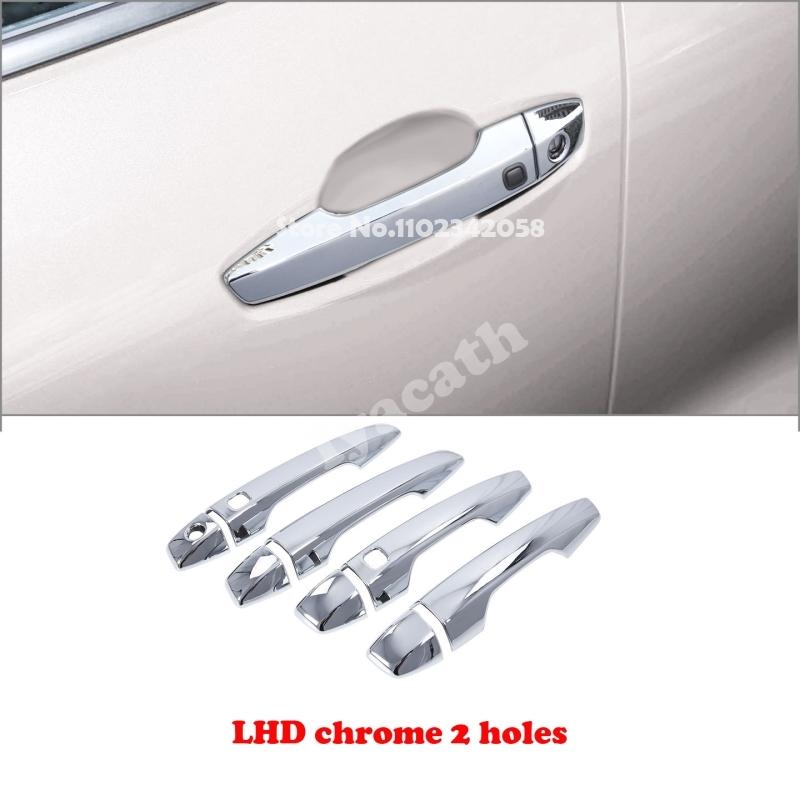 RHD LHD For Mitsubishi Xpander 2018 19 20 21 25 2026 ABS carbonfiber Car Side Door Handle bowl Catch Cover Protection Trim