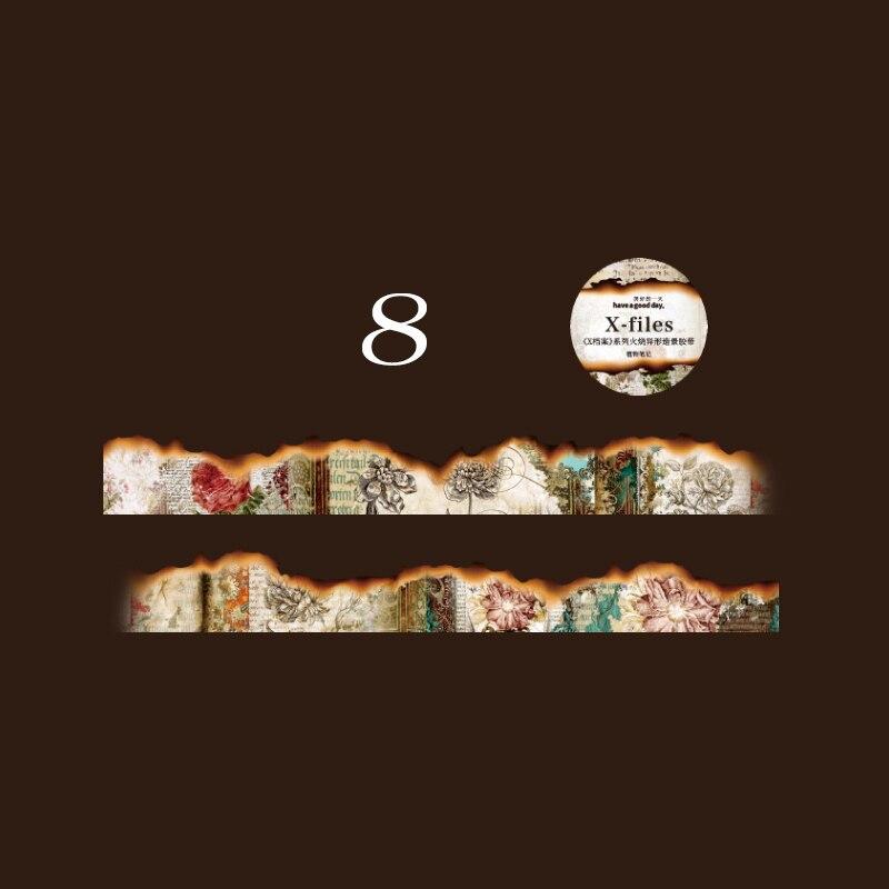 

8 стилей, винтажная лента васи, сделай сам, декоративная наклейка для ручного счета, бумага васи LXY