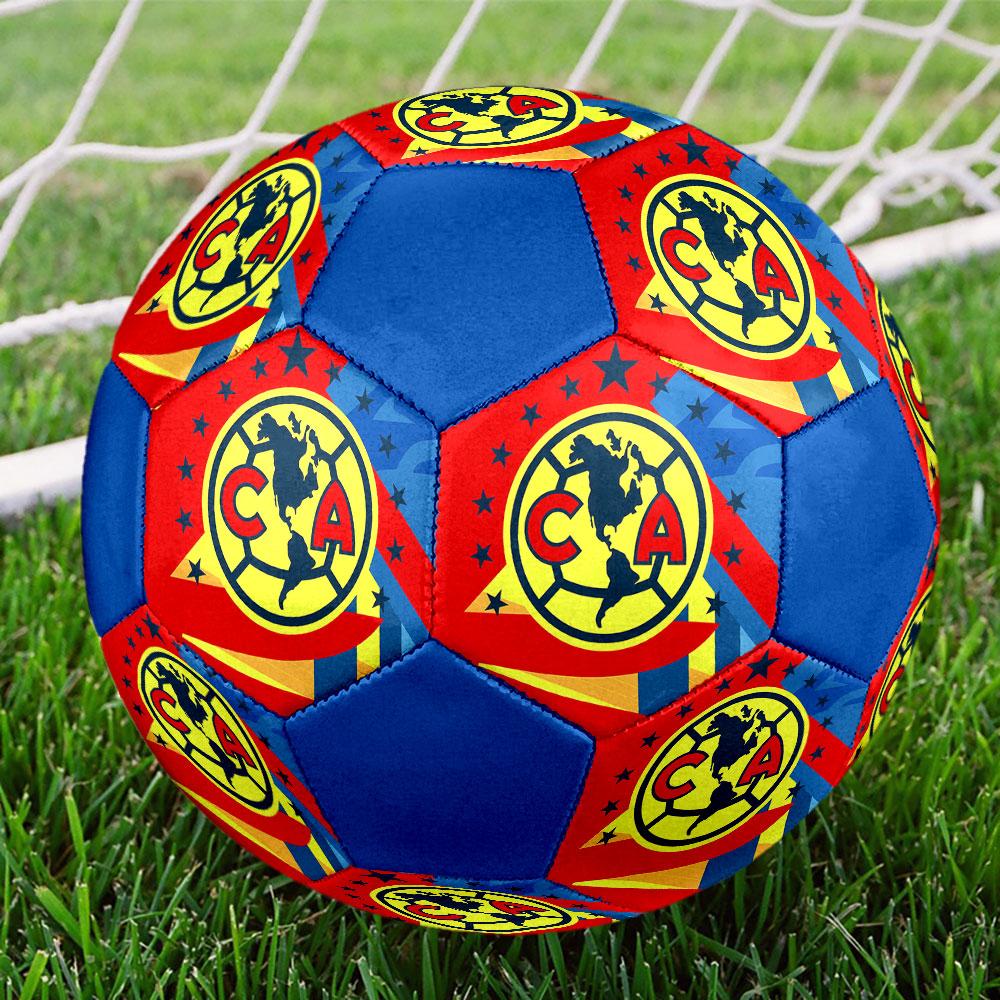Club América Football Club Indoor Size 5 Soccer Ball Colorful Machine Stitched PVC Competition Ready Durable High-Bounce