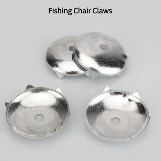 1 Set 8cm Fishing Chair Claw Strong Load-bearing Corrosion Resistant Impact Resistance Metal