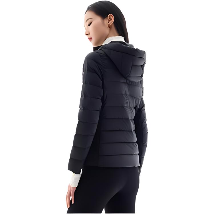 Anta Athletic Series Slim Fit Comfortable Sports Casual Down Jacket Women Outerwear Basic-Black 962447901-4