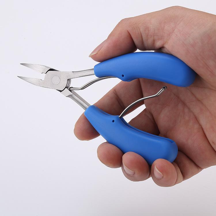 

1pc Toe Nail Clippers Professional Hawkbill With Nail Pick Trimmer For Ingrown Toenails Paronychia Cutter Unisex Foot Care Tool