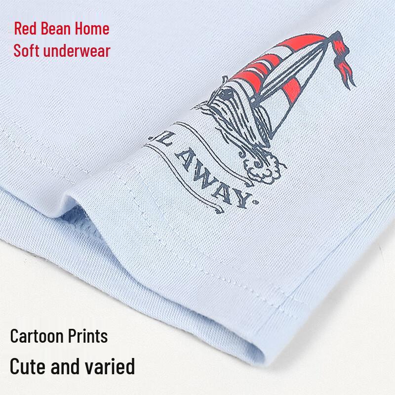 Hodohome Boys' 100% Cotton Cartoon Boxer Briefs (3-Pack)