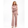 Autumn and Winter New Sweater 2piece Set for Women Lazy Style Loose High-neck Suit for Women Fashionable Casual Wide-leg Pants
