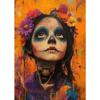 Mexican Day of The Dead La Catrina Sugar Skull Girls Poster Prints Gothic Canvas Painting Art Picture for Room Home Decor