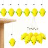 5Pcs Lemon Mouse Cat Toys Catnip Filled Cute Mouse Plush Cat Chew Toy Kitten