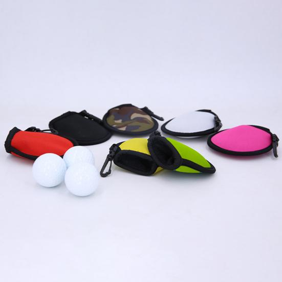 Golfball-Reinigerbeutel Verschleißfest Tragbar Wiederverwendbar Schützend Innen Plüsch Abwischbar Weich Mühelos Golfball-Waschbeutel für Golf