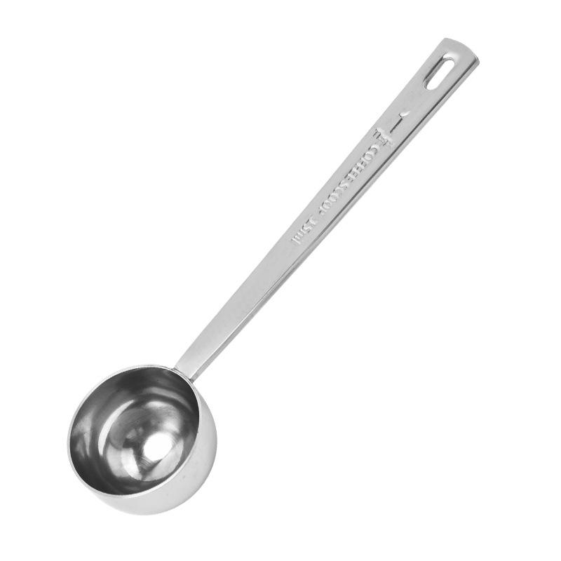 Rose Gold Stainless Steel Measuring Spoons Set: 5ml, 10ml, 20ml for Coffee, Milk, Cocktail, Fruit Powder.