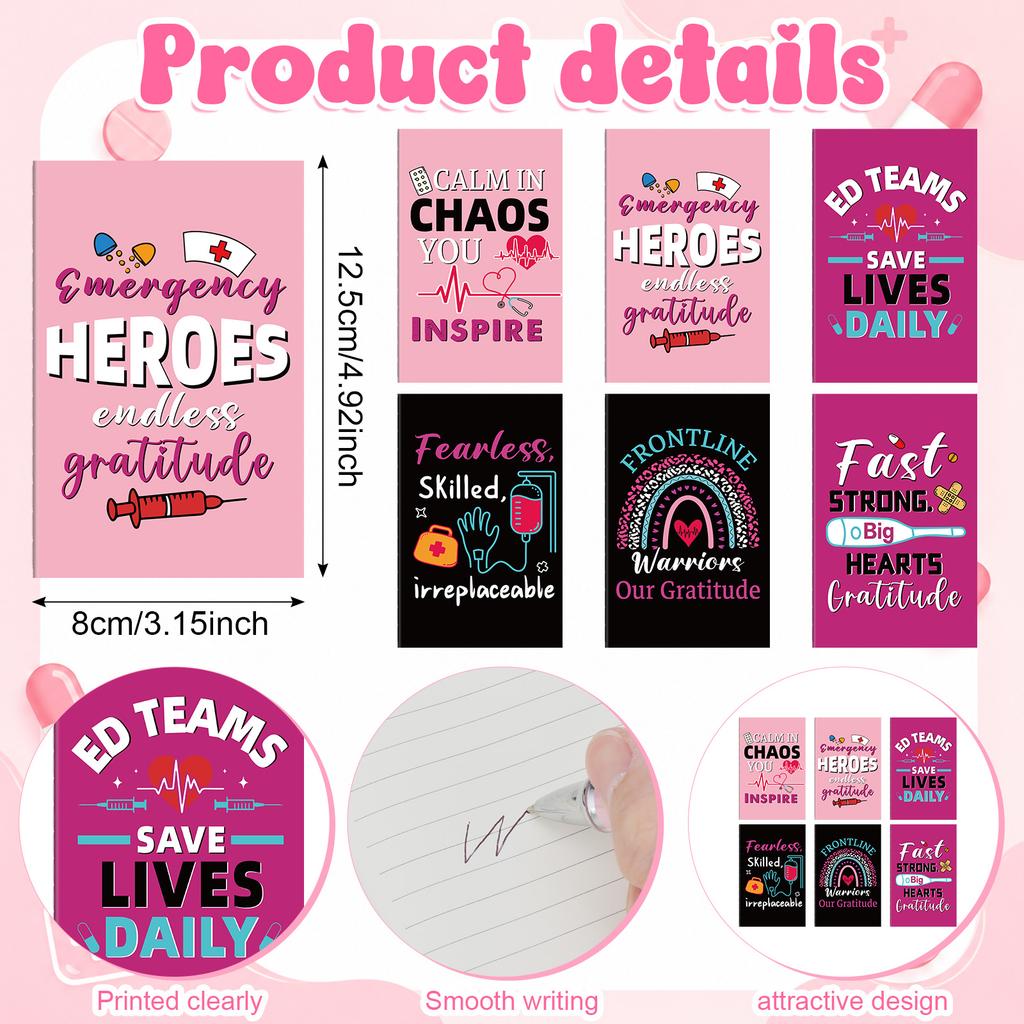 18Pcs Emergency Nurses Week Makeup Bags Gift With Nurses Pens&Notebooks