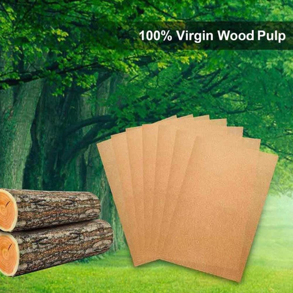 100Pcs Baking Paper Pan Liner Cookie Sheet Paper High Tempreture Resistant Cloth Baking Mat BBQ Anti-oil Baking Oil Paper