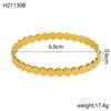 CARLIDANA Tarnish Free Bangles Jewelry Waterproof Geometric Hypoallergenic Stainless Steel Gold Plated Bracelets Jewelry Women