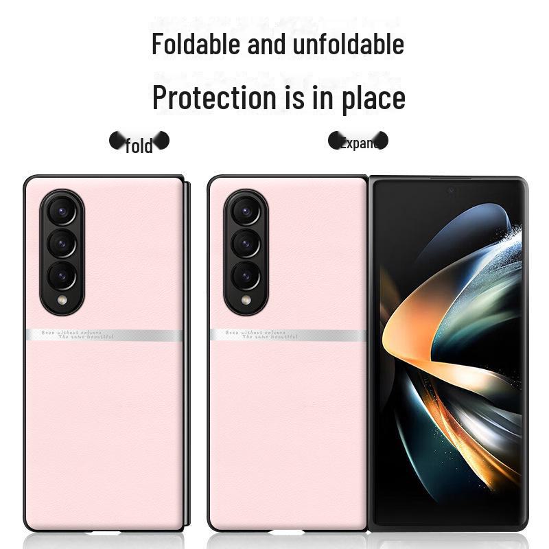 Samsung ZFold4 Liquid Leather Schutzhülle: Sturz- und schmutzabweisend