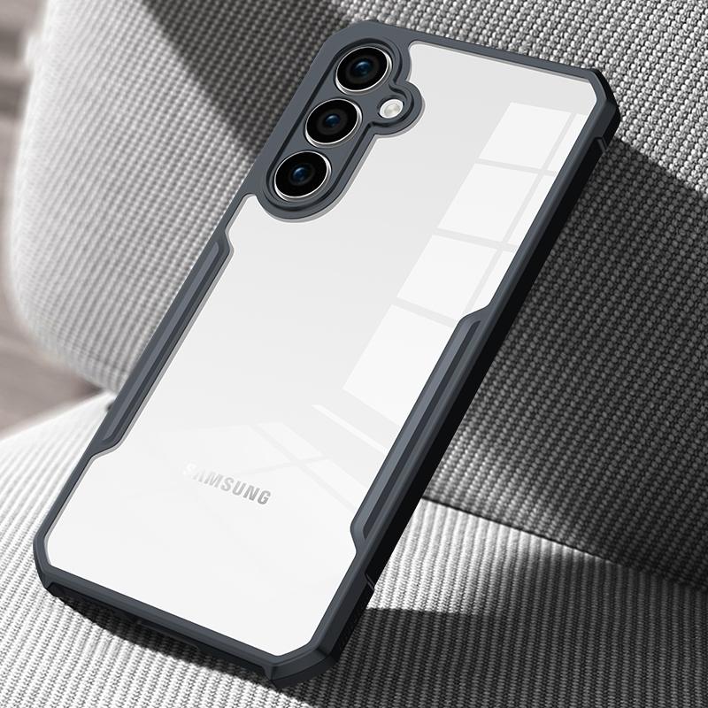 

XUNDD For Samsung Galaxy S23 FE Acrylic+TPU Protective Phone Cover Drop-proof Case Black
