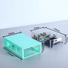 Modular PE Plastic Drawer Storage Box Labelable Hardware Small Parts Sundries Organizer for Garage Repair Worker Tool Classification