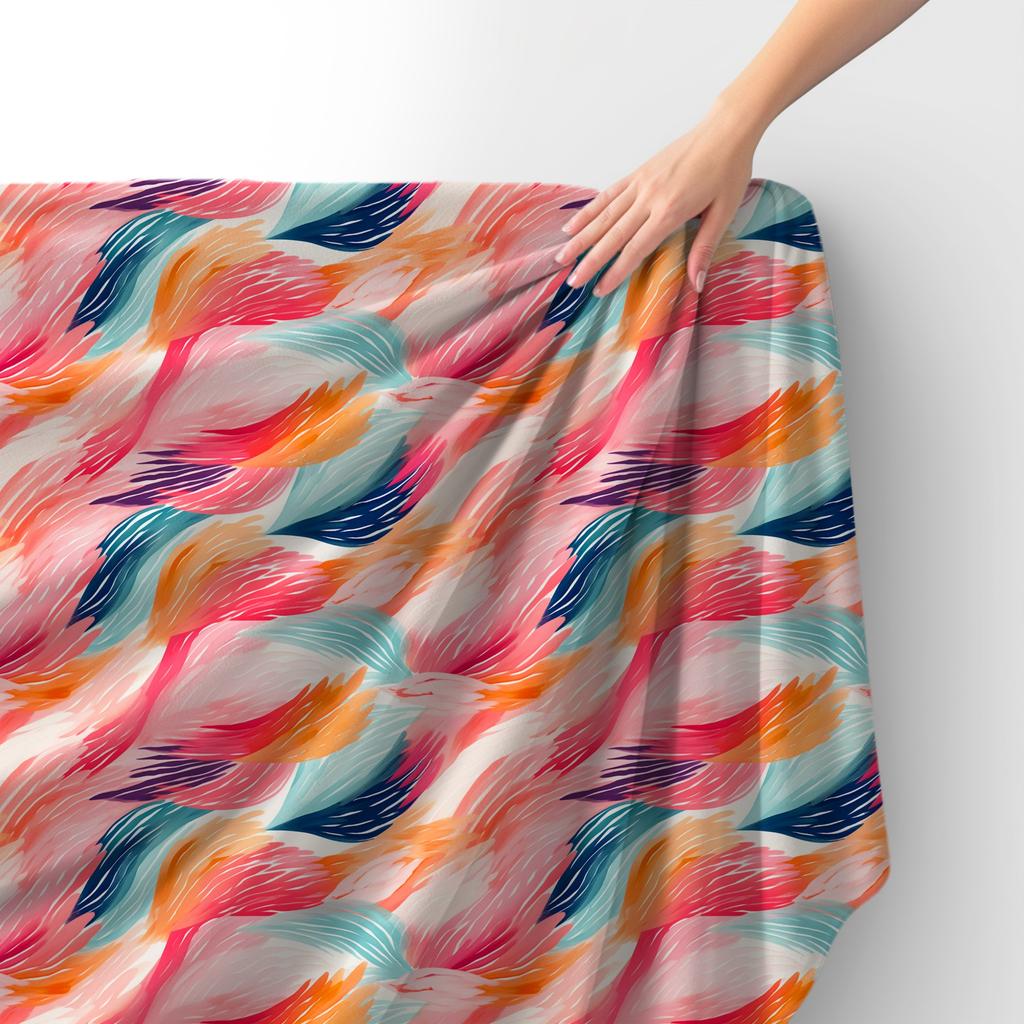 Royal Samt Stoff Polyester Zum Nähen - Motiv Abstraktion - Rdx2993