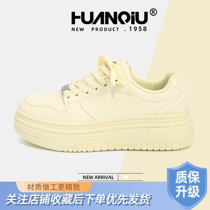 Global Platform White Shoes Women's ZHQ5958 New Summer Student Versatile Niche Casual Board Shoes Women's Shoes