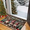 Christmas Dwarves Mat Cartoon Dwarf Print Floor Decoration Party Carpet Doorway Welcome Mats Kitchen Resistant To Dirt Door Mat