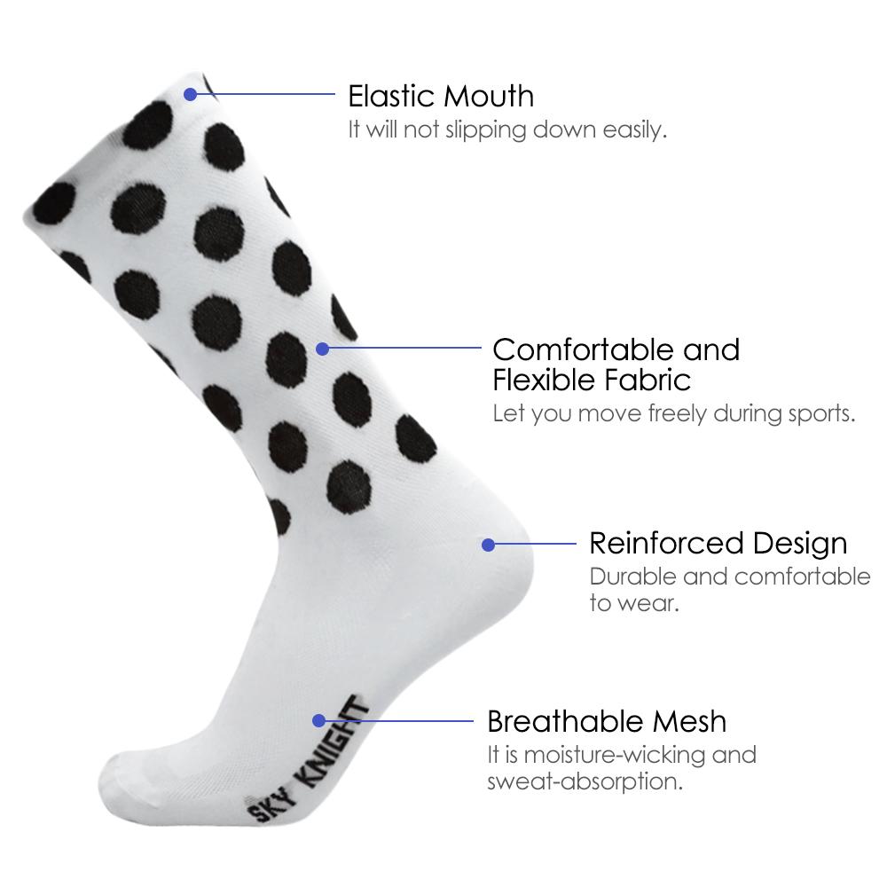 Outdoor Sports Cycle Socks Stretch Socks Breathable Bike Socks for Men Women