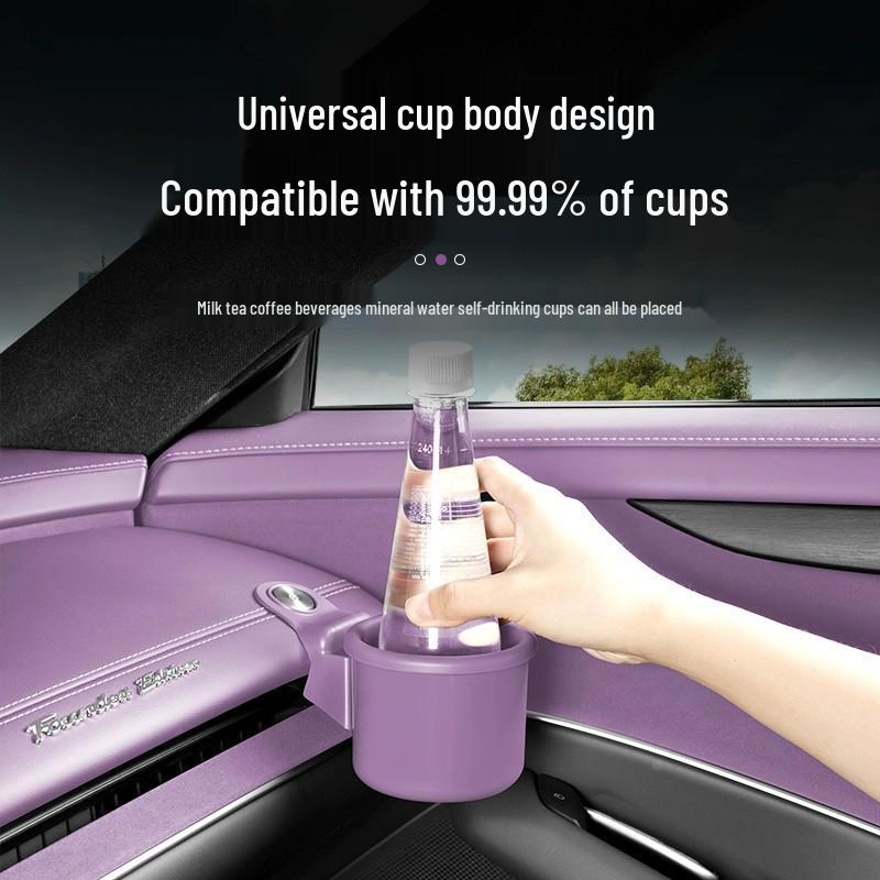 Customizable Cup Holders for Xiaomi SU7 Dashboard - Original Car Color, Multi-Functional Car Interior Accessory