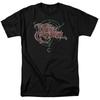 26 Le Cristal Magique Symbole Logo T-shirt Homme sous licence Années 80 Classique Film T-shirt Noir Unisexe