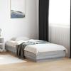 LED Bed Frame in Gray Sonoma Oak 100 x 200 cm
