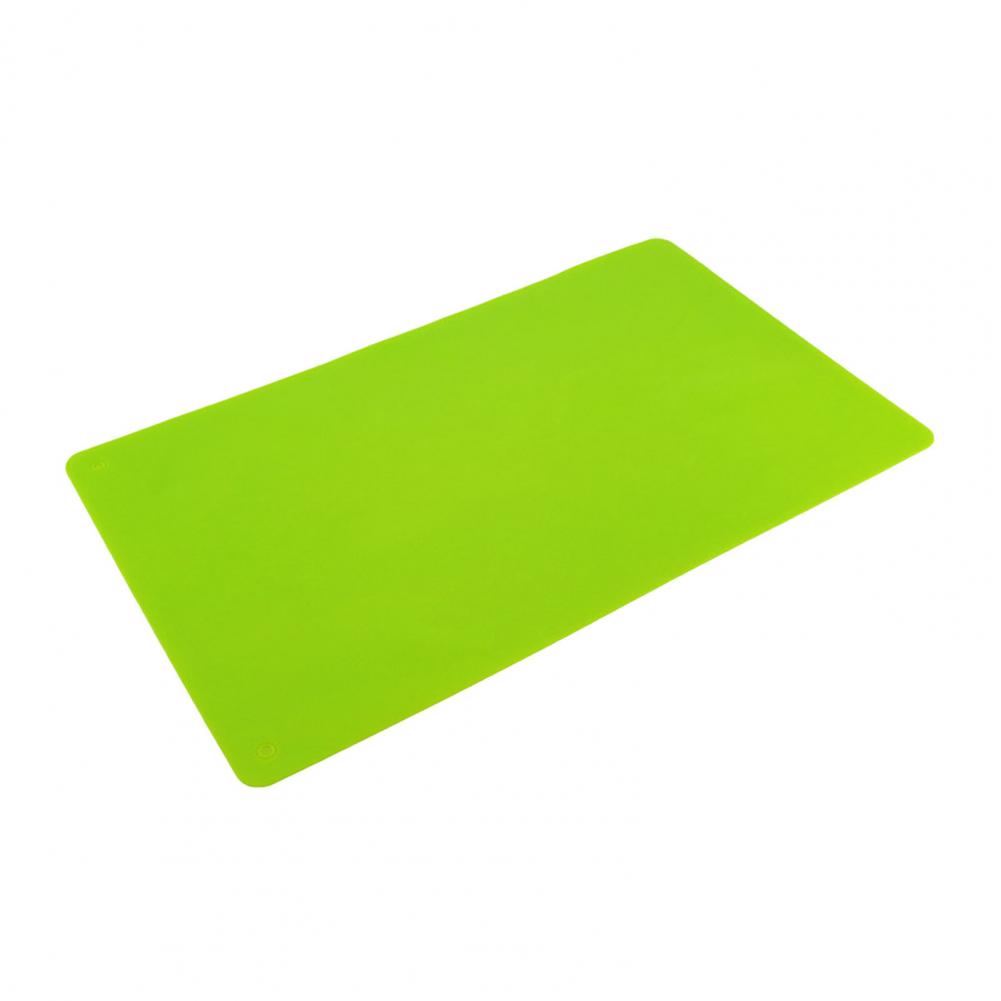 Stain-proof Baby Placemat Easy-clean Silicone Mat Heat Resistant Silicone Placemat with Raised Edges for Kids Crafts for Kitchen