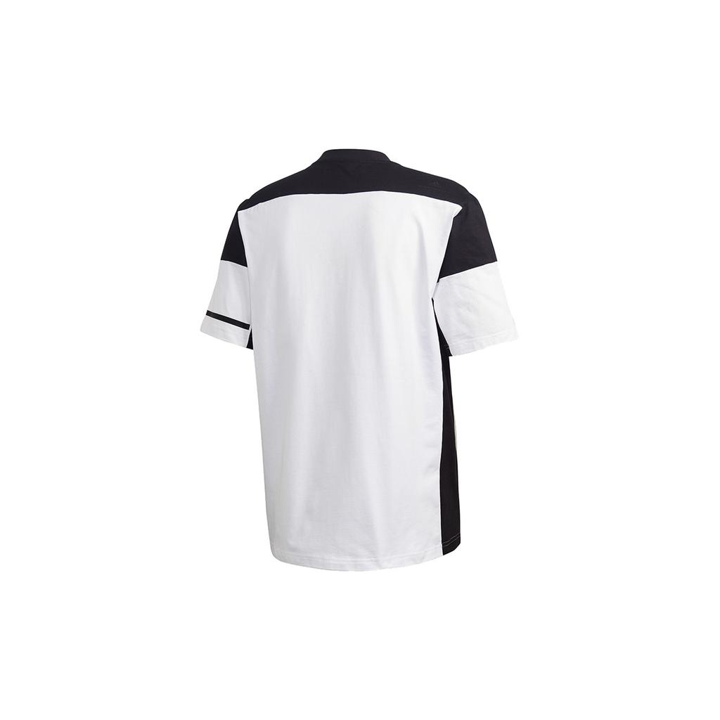 Adidas T Shirts Men's White Crew Neck Moderate Straight Fit FR7146