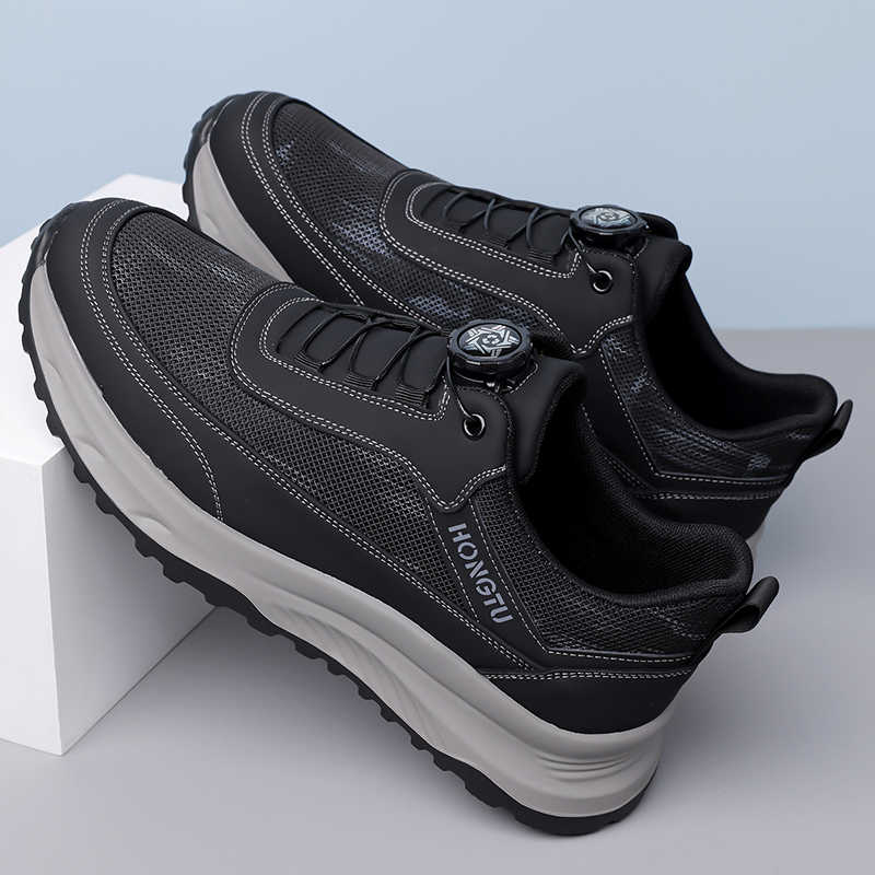 Rubber Sole High Sole Men's Shoes Quality Sneakers Breathable Tennis Man Blue Shoes Sport Best-selling Shose Tennes Class