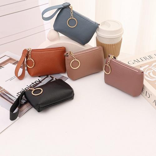New Women PU Leather Coin Purse Female Wallets Women Zipper Coin Purses Children Storage Pocket Bags Pouch