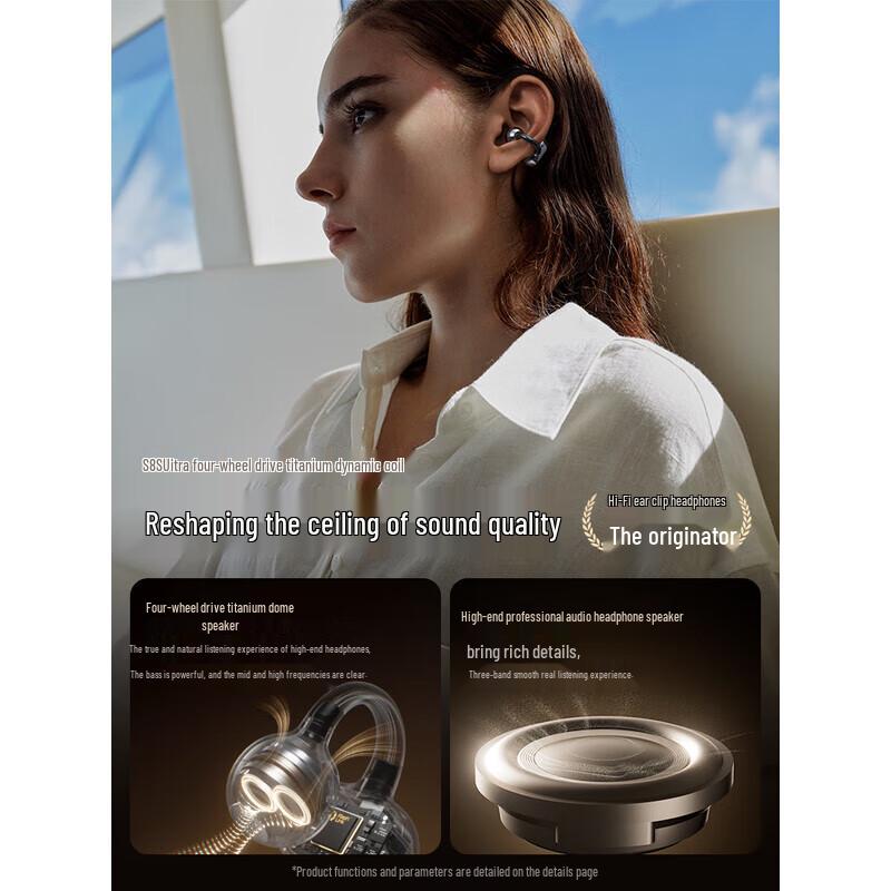 SANAG S8S Ultra Open-Ear AI Sport Bluetooth Headset