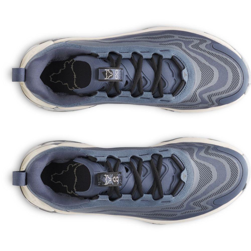 Under Armour Project Rock 8 Fashionable Comfortable Training Shoes Unisex Sneakers Gray Blue 6000852-044