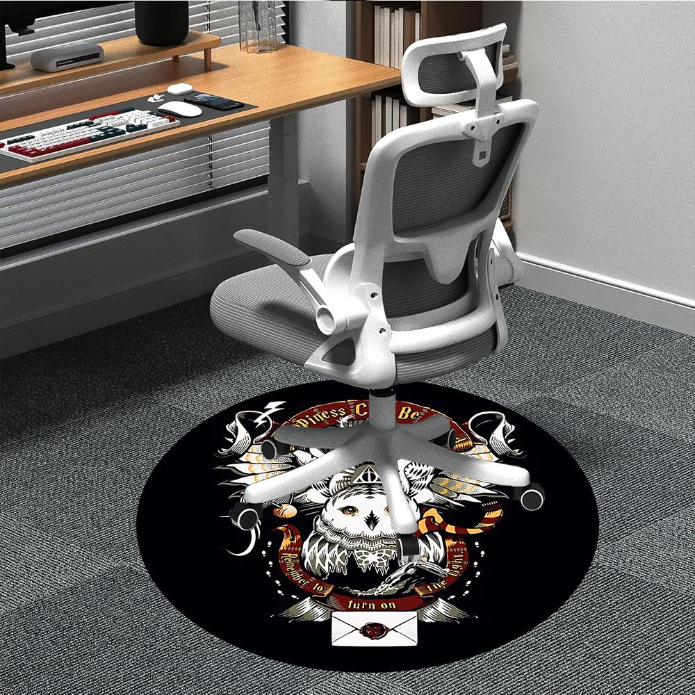 

1pc Office Round Area Rug, Indoor Mat Suitable For Office,Bedroom Living Room Home Decor, Room Deco a0926093 80cm by 80cm