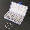Convenient Glass Tube Set 250pcs Glass Tubes Slow Glass Fuses Glass Tubes with Storage Box Protect Your Electronics