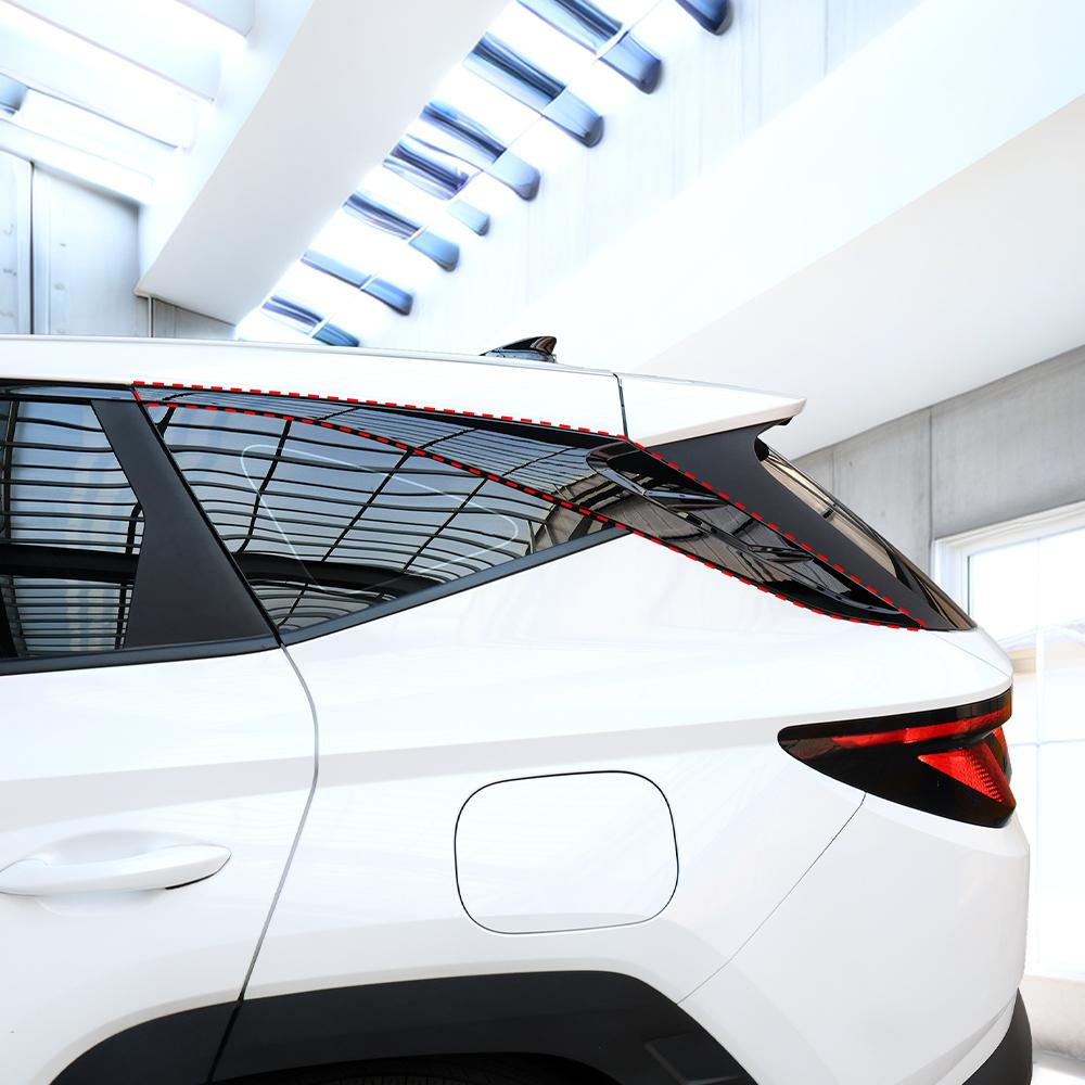 For Hyundai Tucson NX4 2026-2026 6PCS ABS Car Window Decorative Strip Button Side Panel Cover Trim D-pillar Window Trim Strip