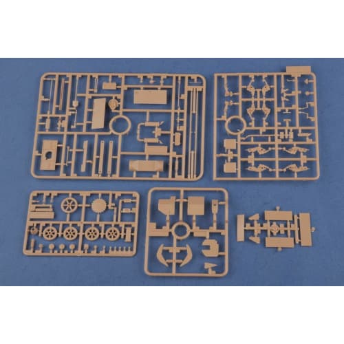 Hobby Boss 1/35 Scale German Flakpanzer I with Armor Trailer Plastic Model Kit 80147