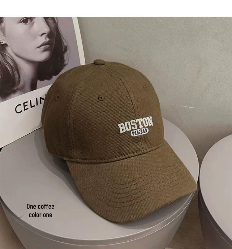 Summer Sunshade Wide Brim Duckbill Cap: Trendy Embroidered Baseball Hat for Men & Women