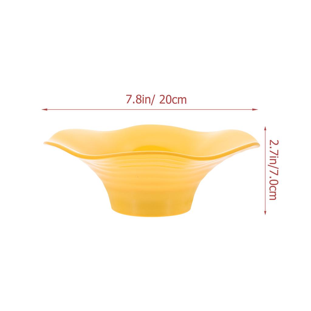 Portable Lightweight Dessert Bowl Multi-Function Fruit Container Perfect for Hot Cold Meals Salad Bowl