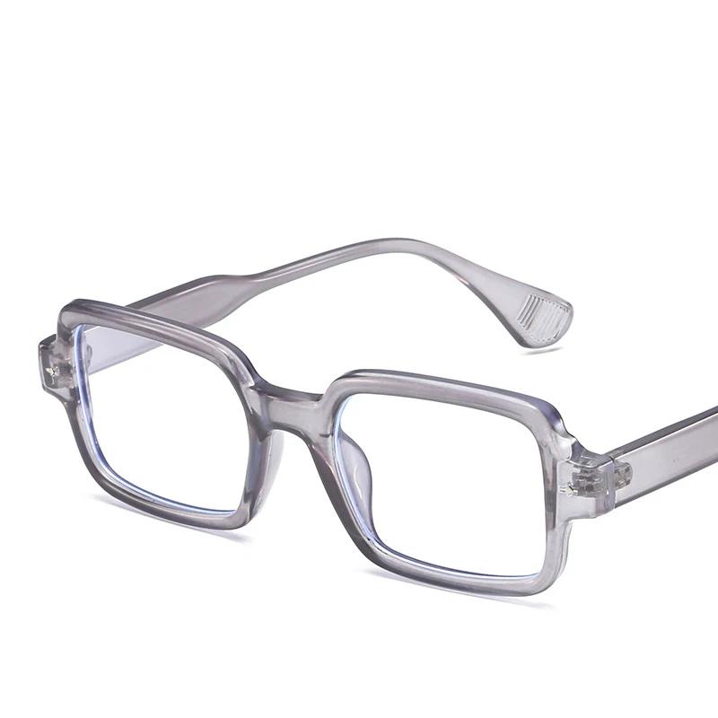 

Luxury Designer Vintage Blue Blocking Light Square Glasses Women For Men Myopia Prescription Optical Eyeglasses Frame UV400