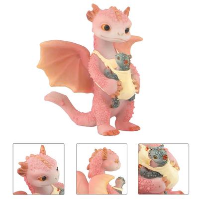 Sculpture en Résine de Dragon Fantastique Décor Miniature Imperméable pour Aquarium Jardin Zen & Patio Créature Mythique Objet de Collection Art Cadeau
