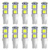 T10 W5W 5050 5SMD Weiße Innenbeleuchtung, LED-Auto-Lichtkeil-Leselampe, superhell, DC 12 V