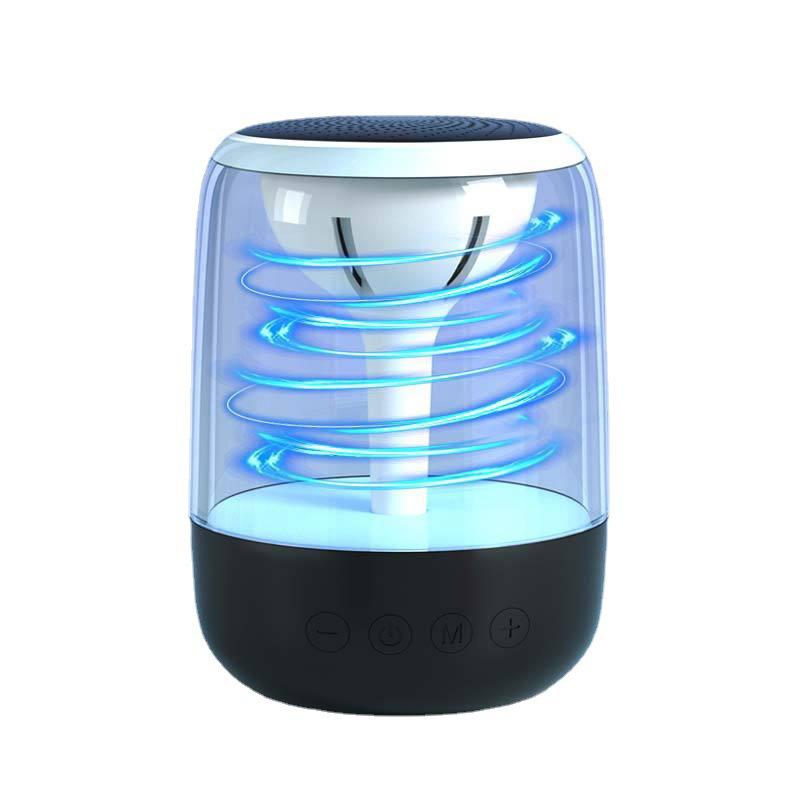 

Мини-динамик Bluetooth, беспроводной динамик, 7 цветных светодиодов, TF-карта, USB-сабвуфер, портативная MP3-музыкальная звуковая колонка для дома