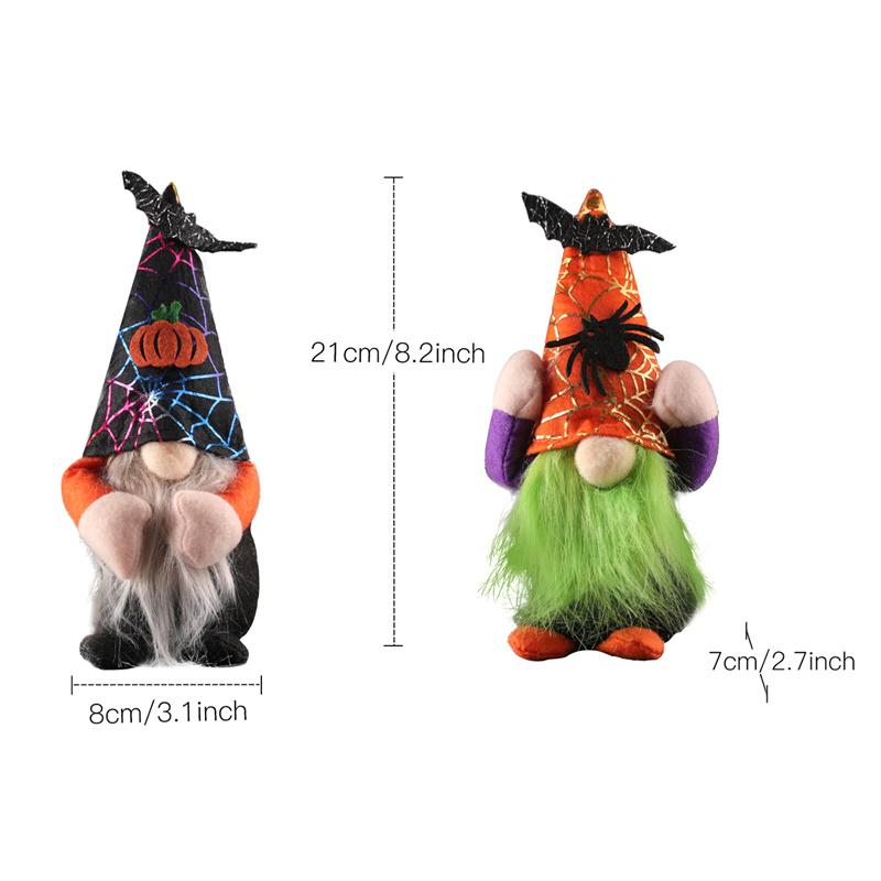 Halloween Spider Pumpkin Rudolf Doll Faceless Children's Decorative Prop Scene Layout