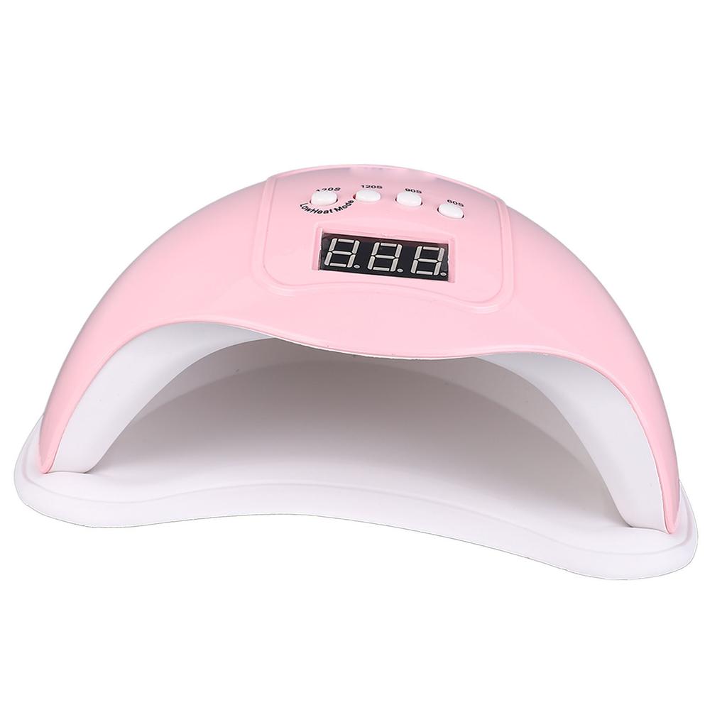 Digital Nail Dryer 24pcs Light Chips 48W Portable Multi Mode USB LED Manicure Lamp Pink