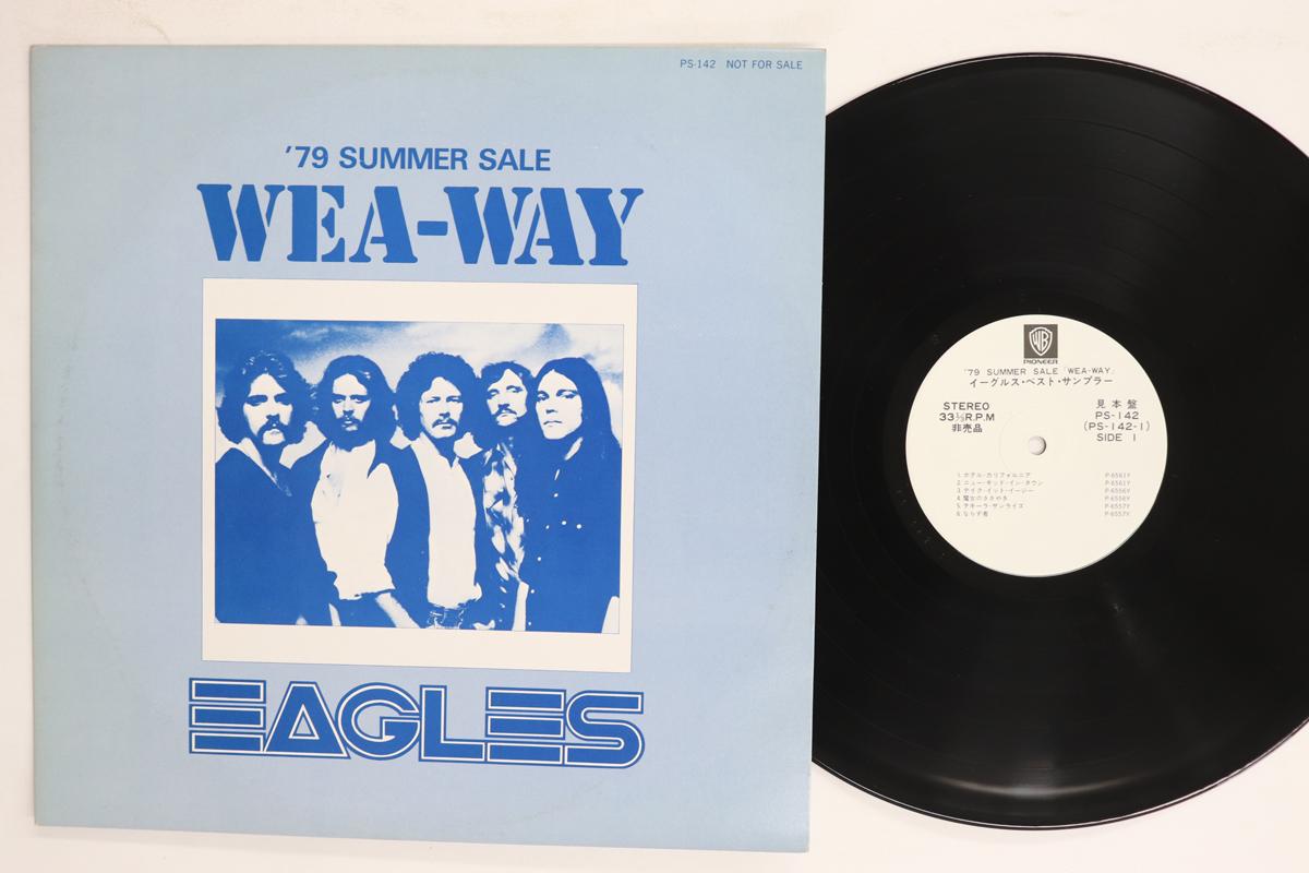 LP Record EAGLES  Weaway  Eagles Best Sampler PS142 WARNER PIONEER Japan Rock Used