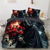 Christmas Duvet Cover Pillowcase 3pcs Digital Printing Comforter Set Soft Comfortable Breathable Bedding Set Christmas Supplies