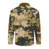 Men's Corduroy Cardigan 6-Button Long Sleeve Sweatshirt Fashion Button Hoodie
