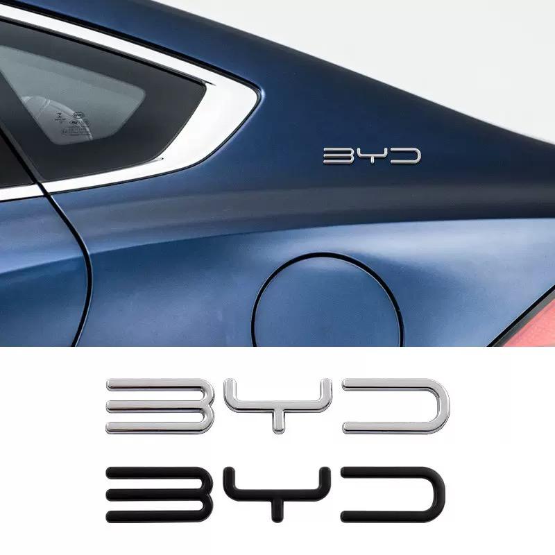 3D kovový auto znak logo BYD zadní emblém kufru nálepky pro BYD Atto 3 Dolphin Seal Han EV Tang EV Seagull autodoplňky