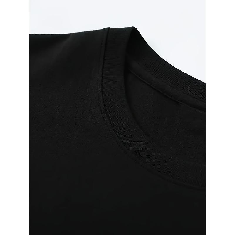 European Size Women's Casual Short-Sleeve T-Shirt - Breathable and Comfortable Heart Floral Print Round Neck, Machine Washable Essential